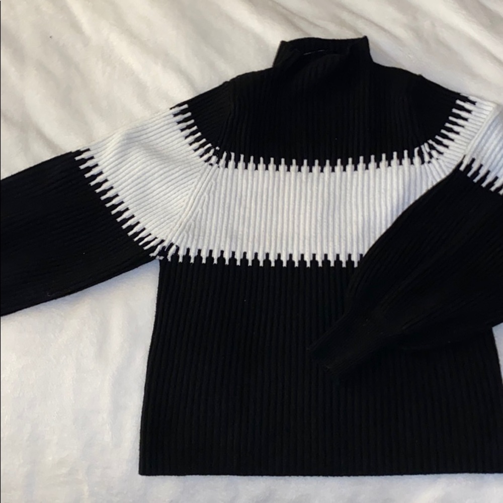 Black and White Vintage Sweater